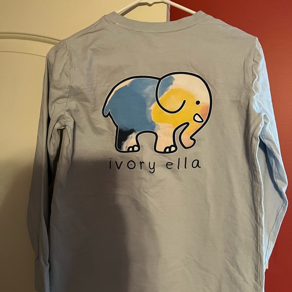 Ladies XS Ivory Ella long sleeve tshirt - Picture 1 of 3